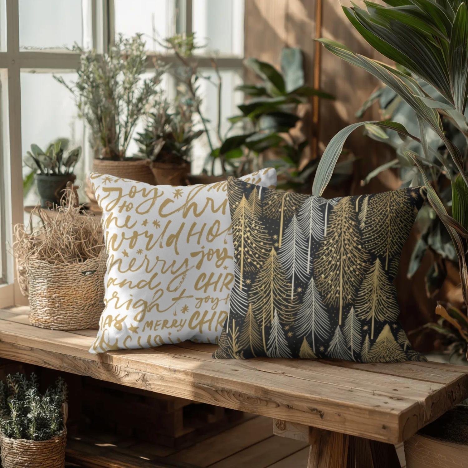 Shimmering-Forest-pillow-set-variation-holiday-gift