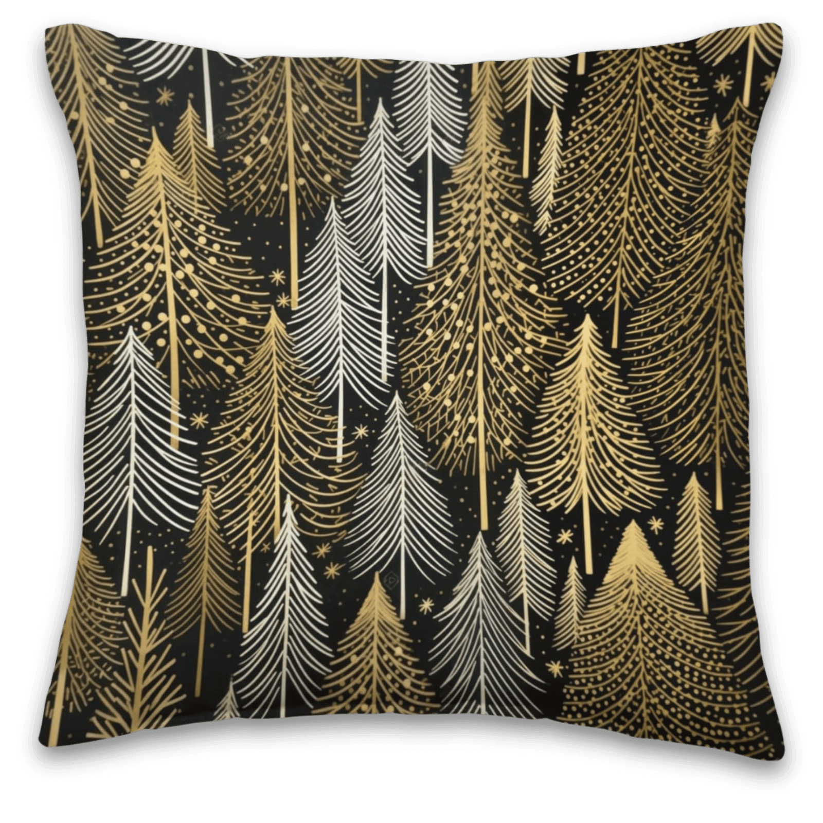 Shimmerig Forest Throw pillow